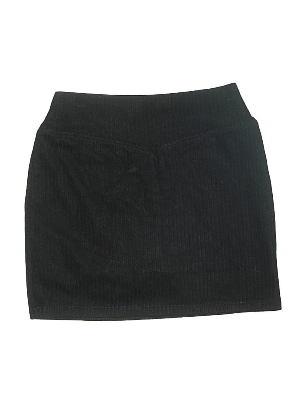 Halara Black Ribbed Mini Skirt - NWT!